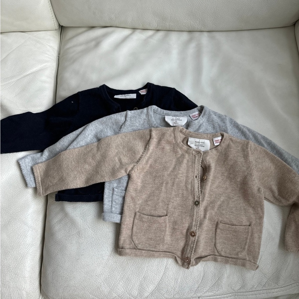 Baby girl Zara cardigans bundle
